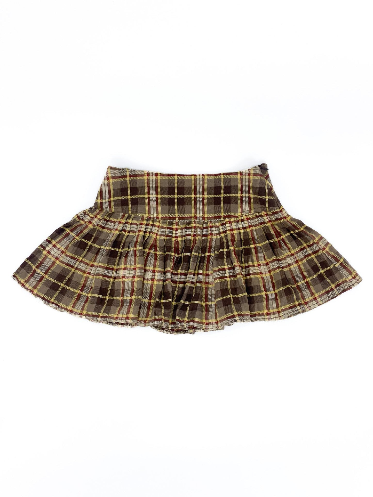 Vintage 00's Tartan Mini Skirt - M - Playground Vintage